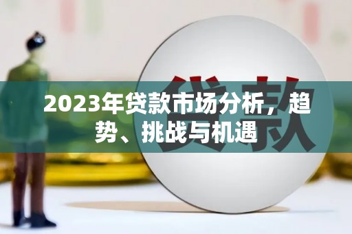 江源2023年贷款市场分析，趋势、挑战与机遇