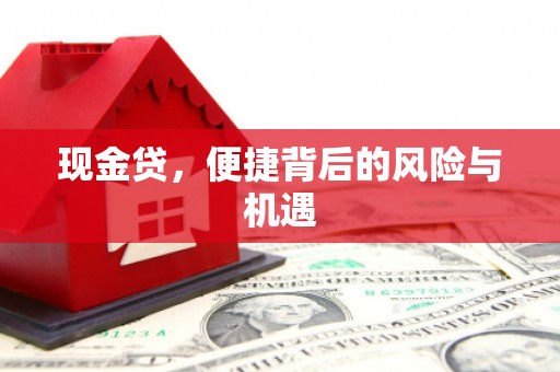 松溪现金贷，便捷背后的风险与机遇