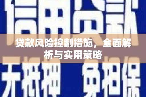 罗定贷款风险控制措施，全面解析与实用策略