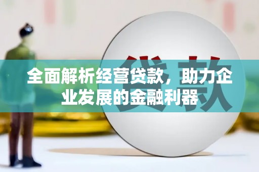 贵德全面解析经营贷款，助力企业发展的金融利器