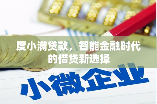 盐津度小满贷款，智能金融时代的借贷新选择