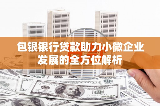光泽包银银行贷款助力小微企业发展的全方位解析 光泽包银银行贷款助力小微企业发展的全方位解析