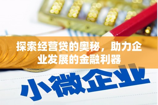 特克斯探索经营贷的奥秘，助力企业发展的金融利器