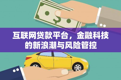 乳源互联网贷款平台，金融科技的新浪潮与风险管控