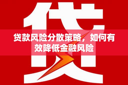 保康贷款风险分散策略，如何有效降低金融风险