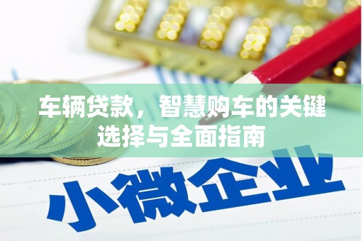 桐城车辆贷款，智慧购车的关键选择与全面指南
