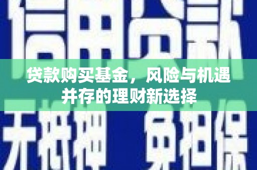 和龙贷款购买基金，风险与机遇并存的理财新选择