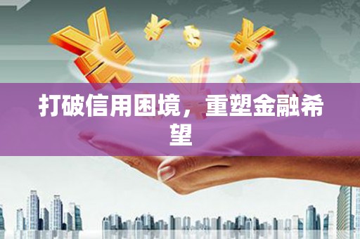 高埗打破信用困境，重塑金融希望