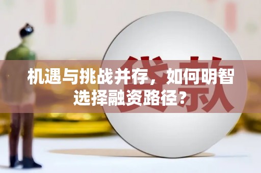 高安机遇与挑战并存，如何明智选择融资路径？