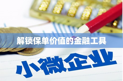 上林解锁保单价值的金融工具